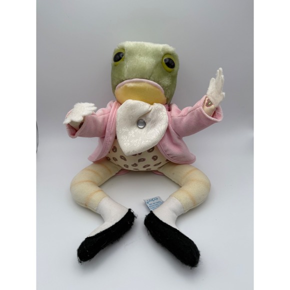 Vintage Eden Mr Jeremy Fisher plush frog Beatrix Potter - Picture 1 of 5